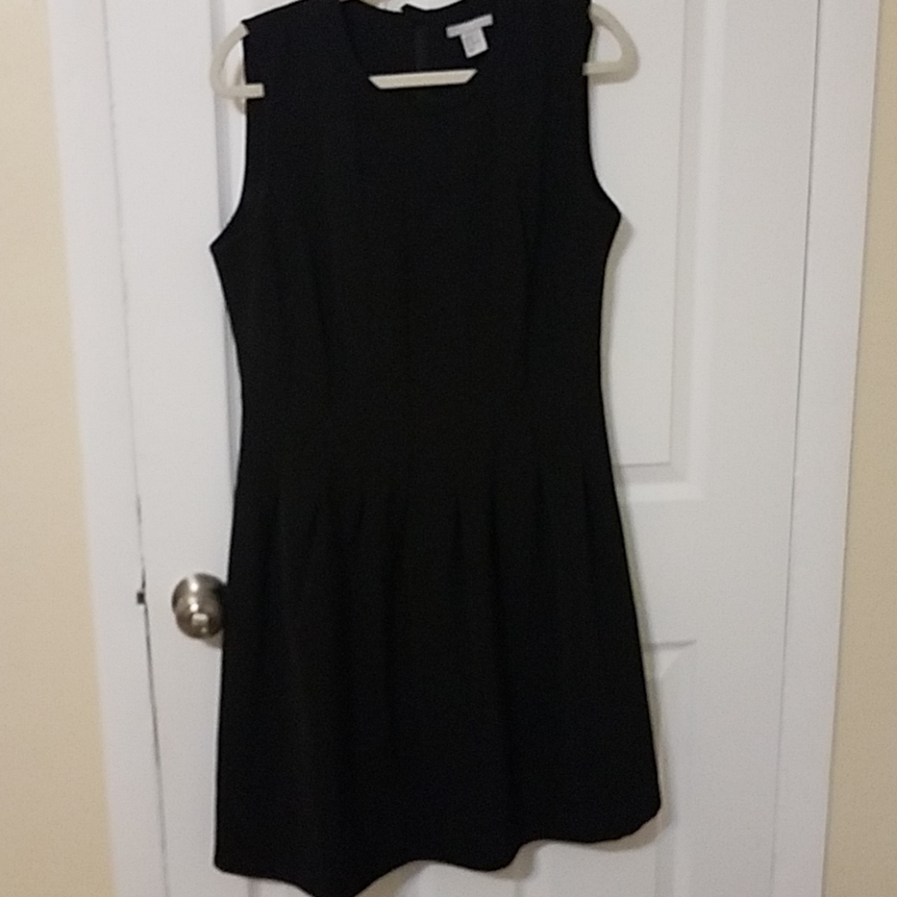 Black fit and flare